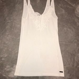 White Hollister Tank Top